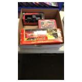 DIE CAST TOYS & COCA COLA ANALONG MUSICAL ALARM