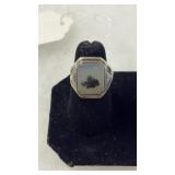 ANTIQUE OSTBY & BARTON STERLING RING **NEEDS