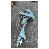 VINTAGE BLUE BOAT MOTOR