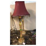 PR OF MATCHING TABLE LAMPS W/ BEADED TRIM
