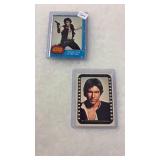 2 HARRISON FORD HANS SOLO TRADING CARDS