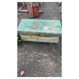 ANTIQUE WOOD TRUNK