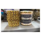 1 & 3/4 ROLLS OF SUPER SHOCK ELECTRIC FENCE WIRE
