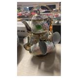 HAND PAINTED TEA SET