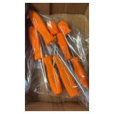 8PC SNAP-ON ORANGE HANDLED SCREWDRIVERS