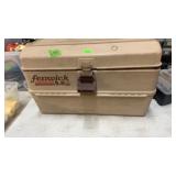 FENWICK 5.6 TACKLE BOX W/ TACKLE INSIDE