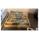 TRAY OF SILVERWARE
