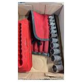 SNAP-ON 6PC PUNCH SET, 2 MAGNETIC SOCKET HOLDERS &