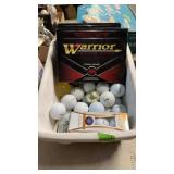 BASKET OF GOLF BALLS