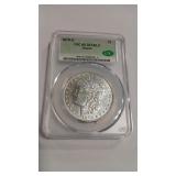 1878 S MORGAN DOLLAR  CAC AU