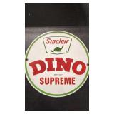 SINCLAIR DINO SUPREME ENAMEL SIGN