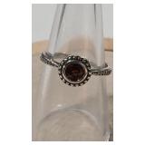 GARNET COLOR 925 RING