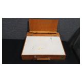 TABLE TOP ART DESK AND SUPPLIES