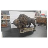 RESIN BISON SCULPTURE