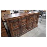 RUSTIC STYLE WOOD & METAL SIDE BOARD