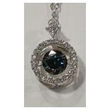 MOISSANITE 925 NECKLACE GRA CERTIFICATON