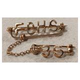 1935 FLATHEAD COUNTY HIGH SCHOOL PIN