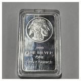 1 OZ SILVER TOWNE BUFFALO BULLION BAR