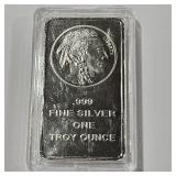 1 OZ SILVER TOWNE BUFFALO BULLION BAR