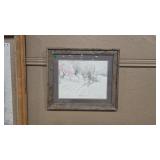 UNKNOWN 'BREATH OF SPRING' SIGNED FRAMED PRINT