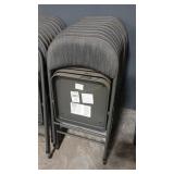 10 PADDED FOLDING CHAIRS