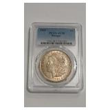1921 MORGAN DOLLAR PCGS AU58