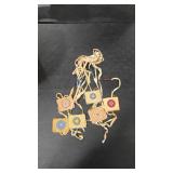 6 - SACAGAWEA BRONZE MEDALLIONS & BEADED BAGS