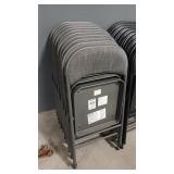 10 PADDED FOLDING CHAIRS