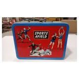 195T OHIO ARTS 'SPORTS AFIELD' METAL LUNCH BOX