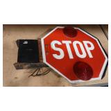 SCHOOL BUS  ARM STOP SIGN