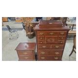 5 DRAWER CHEST OF DRAWERS W/ TOP BOX  &