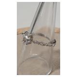 MOISSANITE 925 RING GRA CERTICIFATE