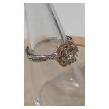 MOISSANITE 925 RING GRA CERTICIFATE