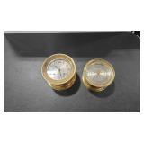 CHELSEA SHIPS BELL BRASS CLOCK & HOWARD MILLER