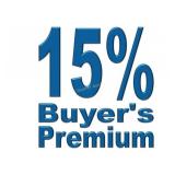 15% BUYER'S PREMIUM ON ALL PURCHASES