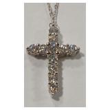MOISSANITE MULTI STONE 925 NECKLACE