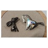 STERLING & MEXICAN SILVER PINS