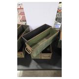 4 - METAL STORAGE DRAWERS