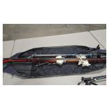 K2 DOWNHILL SKIS & POLES