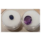 1.45 CTS IOLITE & 8.25 CTS AMETHYST
