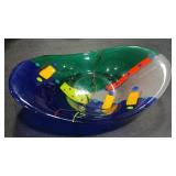 ART GLASS CONSOLE BOWL