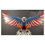 METAL PATRIOTIC EAGLE SIGN