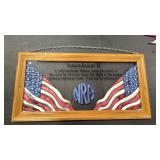 NRA STAINED GLASS WINDOE HANGER