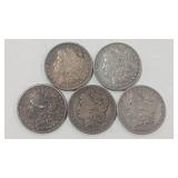 5 - MORGAN DOLLARS COMMON DATES