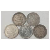 5 - MORGAN DOLLARS COMMON DATES