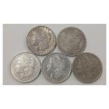 5 - MORGAN DOLLARS COMMON DATES