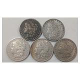 5 - MORGAN DOLLARS COMMON DATES