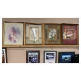 GROUP OF 4 FRAMED PICTURES