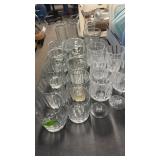 GROUP OF GLASSWARE, STEMWARE, COCKTAIL, ETC.