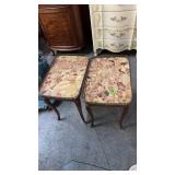 2 MATCHING SIDE TABLES, 18'X13'X20'